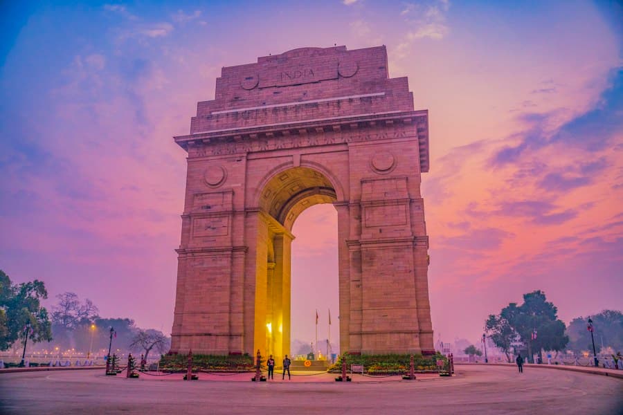 Delhi NCR city skyline and architecture